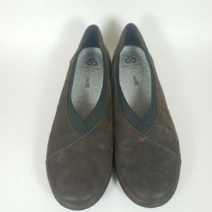 Cloudsteppers by Clark Women Brown Nurse Slip on